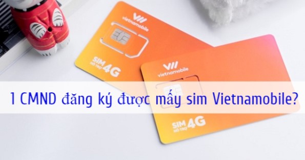 1 CMND được phép đăng ký bao nhiêu sim Vietnamobile