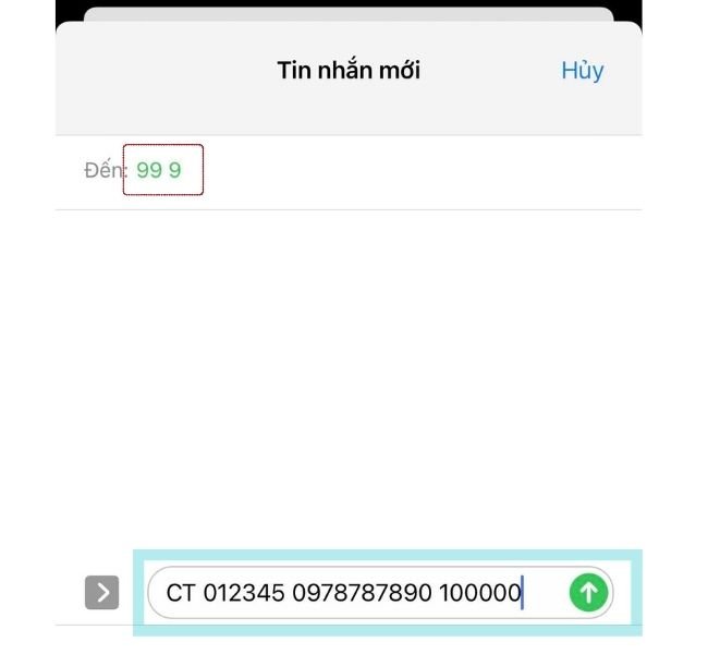 Chuyển tiền bằng tin nhắn SMS