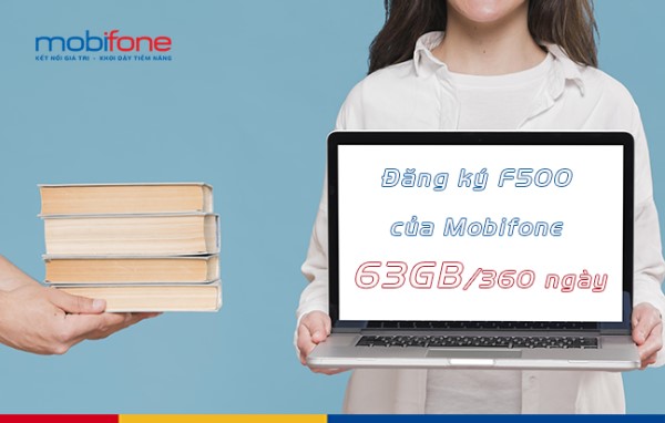 Cách đăng ký gói cước F500 Mobifone 63GB