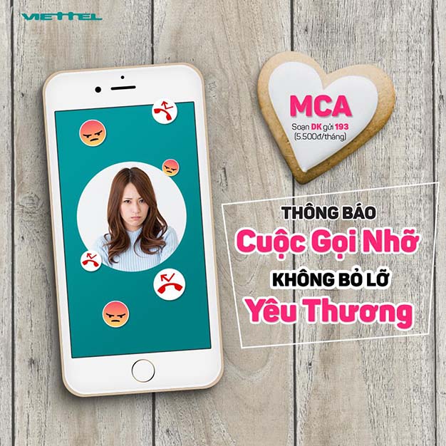 Cách đăng ký thông báo cuộc gọi nhỡ Viettel