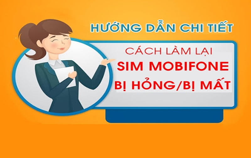 Cách làm lại sim Mobifone