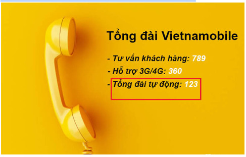 Tổng đài Vietnamobile