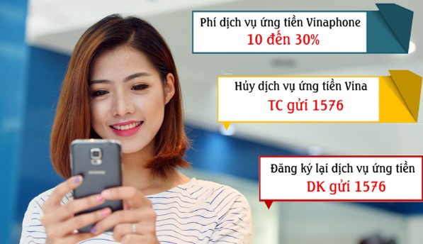 Cách ứng tiền sim Vinaphone qua tổng đài