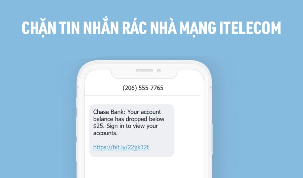 Gọi tổng đài để chặn tin nhắn rác iTelecom