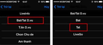 Chặn tin nhắn rắc qua dịch vụ LiveInfo