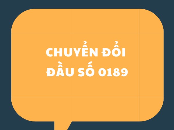 Vietnamobile chuyển đổi đầu số 0189 thành gì?
