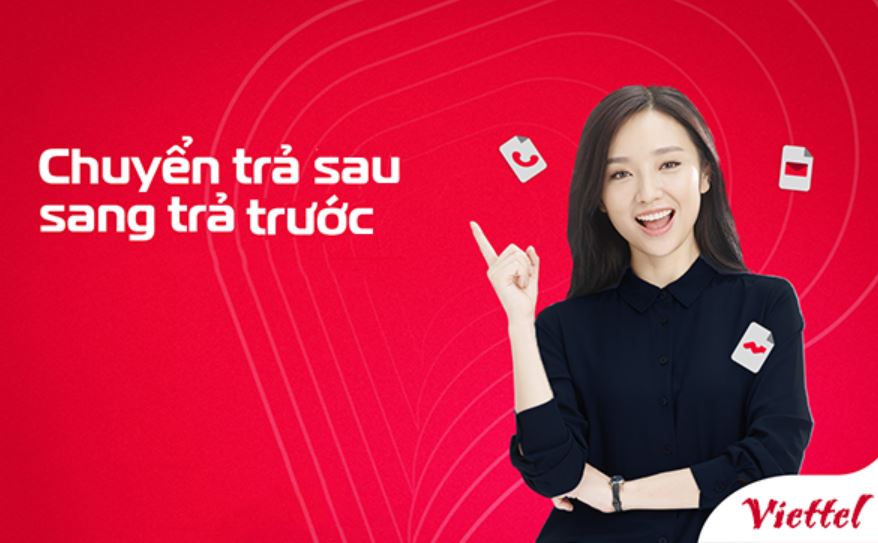 Cách chuyển gói cước Viettel từ trả sau sang trả trước 