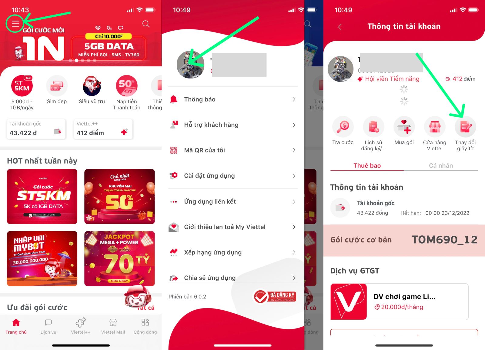 Cách đăng ký sim chính chủ Viettel bằng app My Viettel