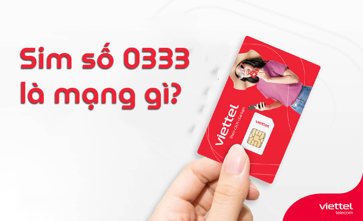 Đầu sim số 0333 thuộc nhà mạng Viettel