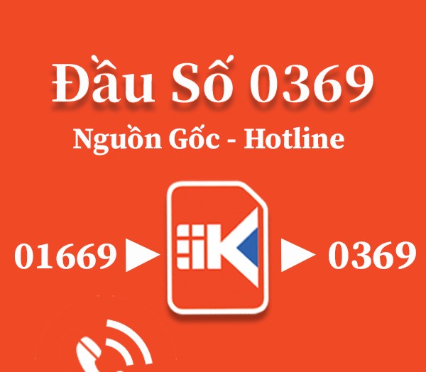 Đầu sim số 0369 đặc biệt thuộc nhà mạng Viettel