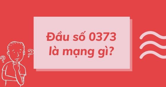 Đầu sim số 0373 cho khách hàng Viettel