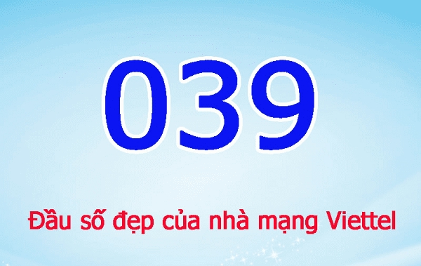 Nhà mạng nào sở hữu đầu sim số 039 ?