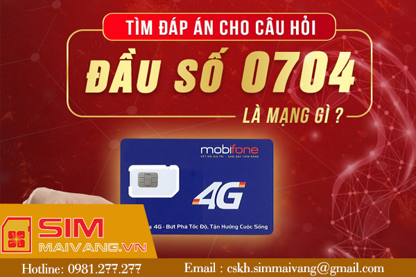 Đầu sim số 0704 thuộc mạng gì và có ý nghĩa như thế nào?