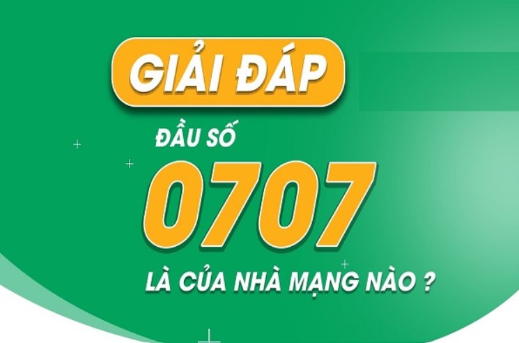 Đầu sim số 0707 thuộc nhà mạng Mobifone