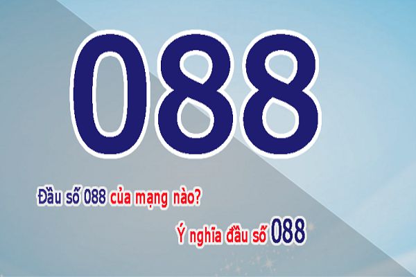 Đầu sim số 088 thuộc nhà mạng VinaPhone