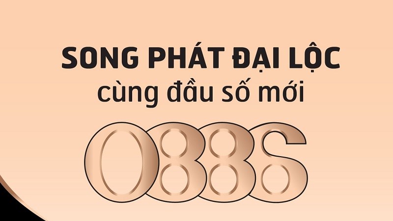 Đầu sim số 0886 mang đến sư phát lộc, thịnh vượng