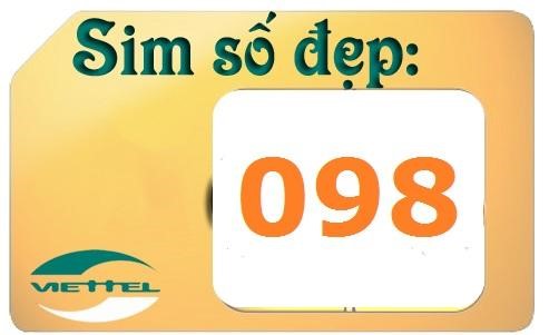 Sim số đẹp đầu số 098