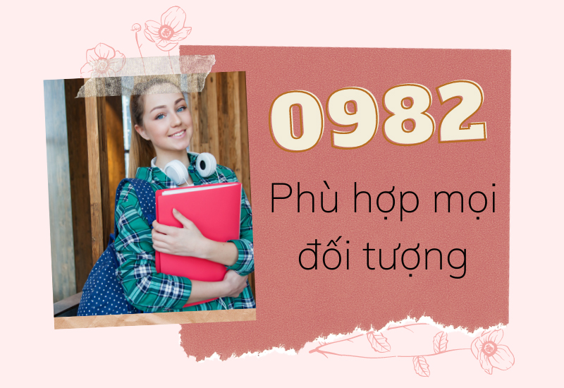 Đầu sim số 0982 phù hợp với người mệnh Mộc