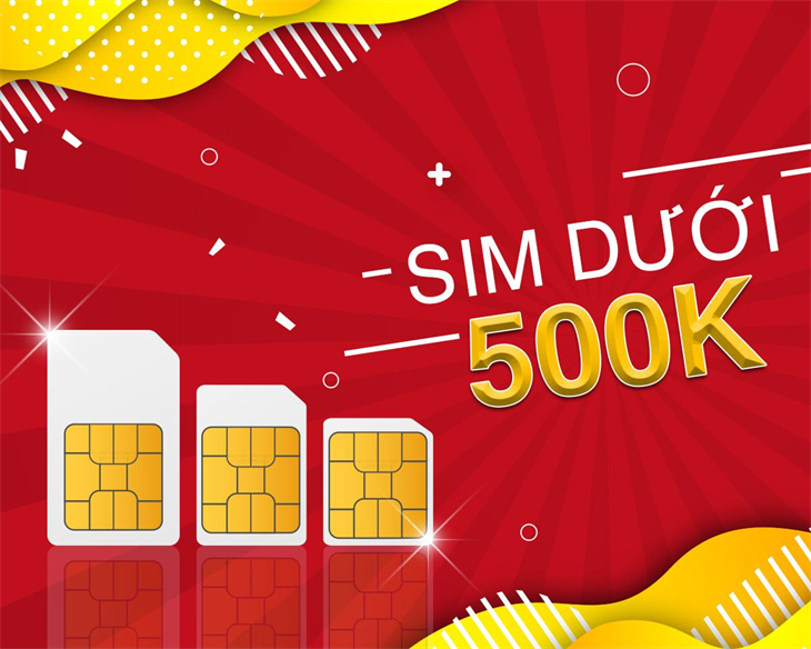 Sim dưới 500 nghìn