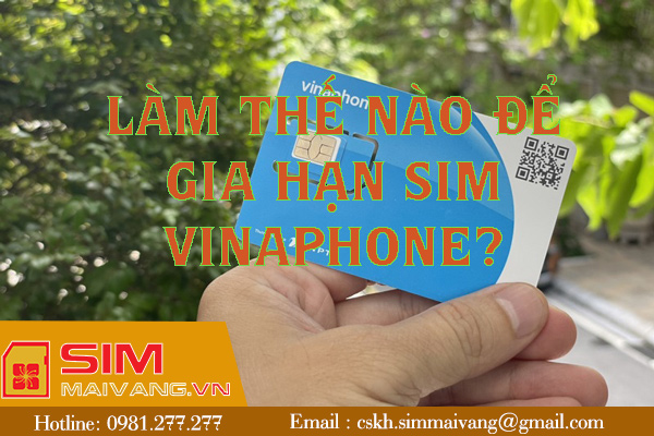 Làm thế nào để gia hạn sim Vinaphone?