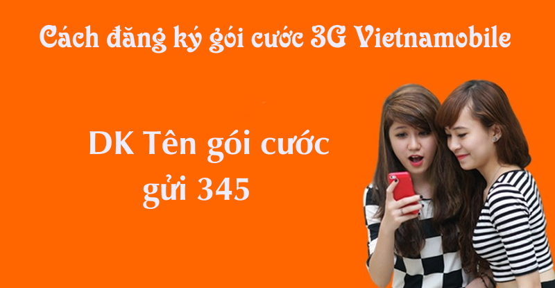 Cách đăng ký gói 3G Vietnamobile 1 ngày