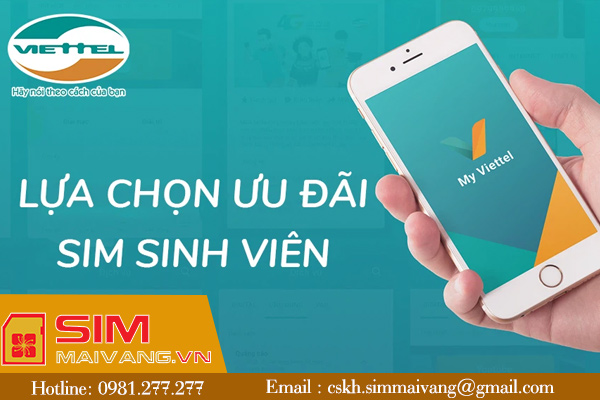 Gói cước sim sinh viên Viettel giá rẻ nhất hiện nay