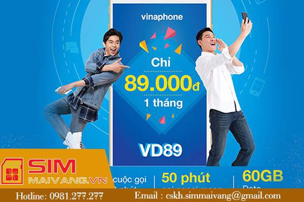 Thông tin về gói cước VD89 Vinaphone chính xác nhất