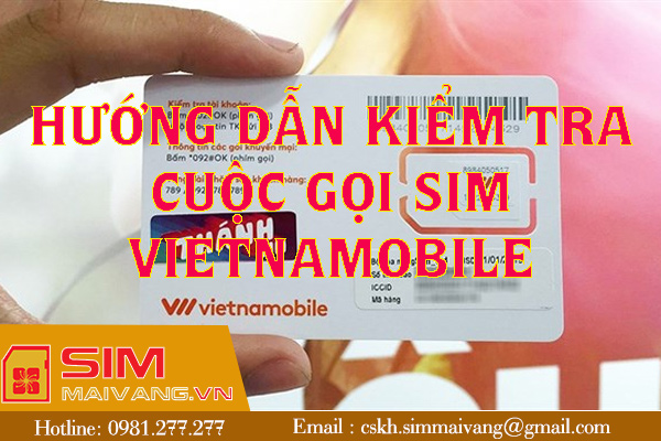 Hướng dẫn kiểm tra cuộc gọi sim Vietnamobile đơn giản