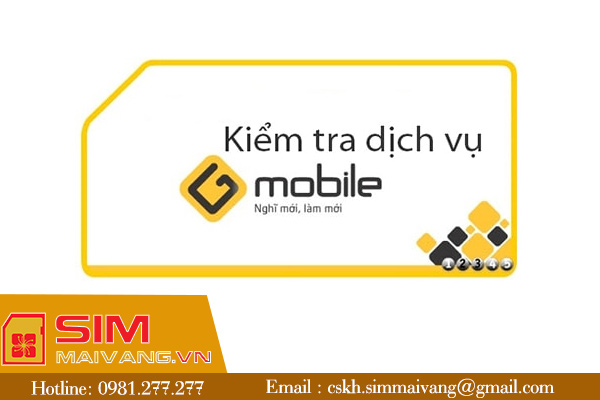 Hướng dẫn kiểm tra dịch vụ sim Gmobile đơn giản chi tiết