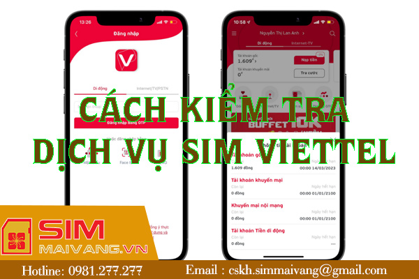 Hướng dẫn 4 cách kiểm tra dịch vụ Viettel đầy đủ chi tiết