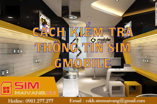 Các cách kiểm tra thông tin Sim Gmobile cực nhanh