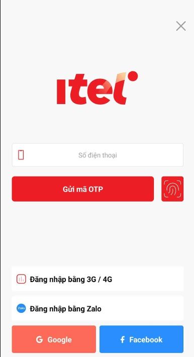 Tra cứu thông tin thuê bao Itelecom qua app My Itel