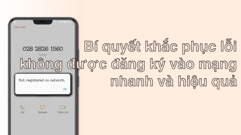 Lỗi sim Gmobile không vào mạng đuọc