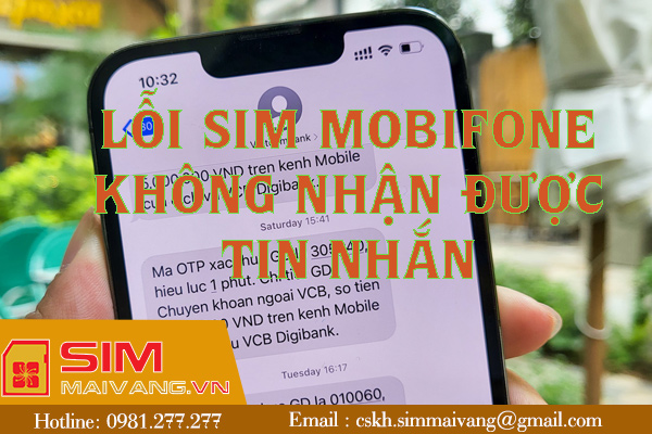 Các cách xử lý lỗi sim Mobifone không nhận được tin nhắn