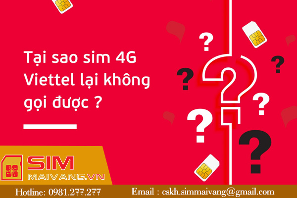 Cách xử lý lỗi sim viettel không gọi được
