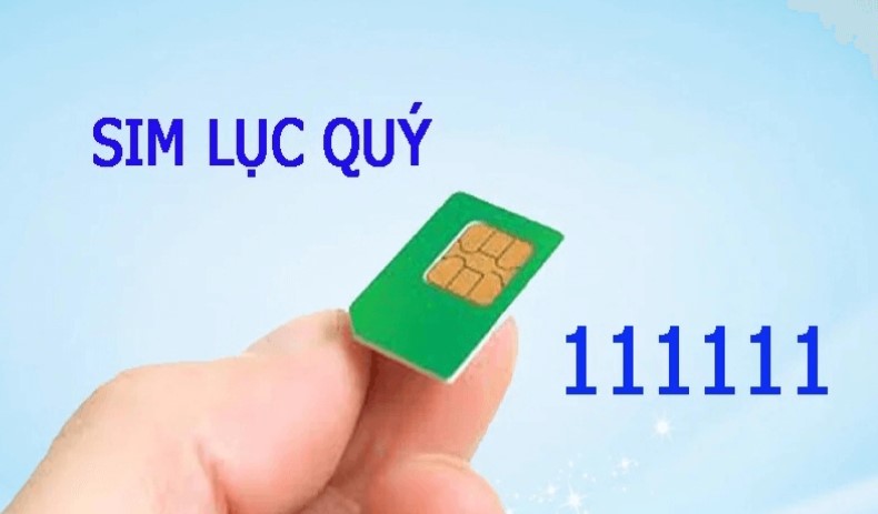 Sim lục quý 111111 gây nên ấn tượng mạnh mẽ