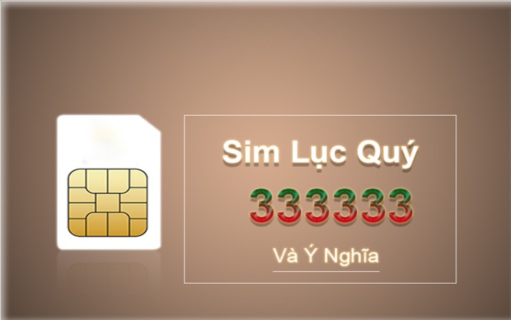 Sim lục quý 333333 và ý nghĩa đằng sau