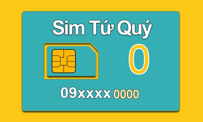 Chọn Sim Tứ Quý 0000 theo giá