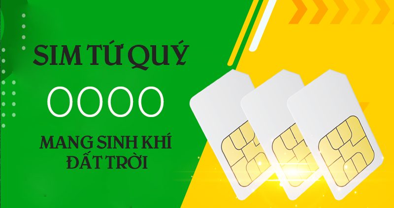 Ý nghĩa của Sim Tứ Quý 0000.