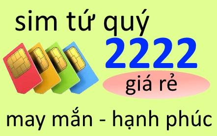 Sim tứ quý 2222