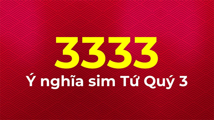 ý nghĩa sim tứ quý 3