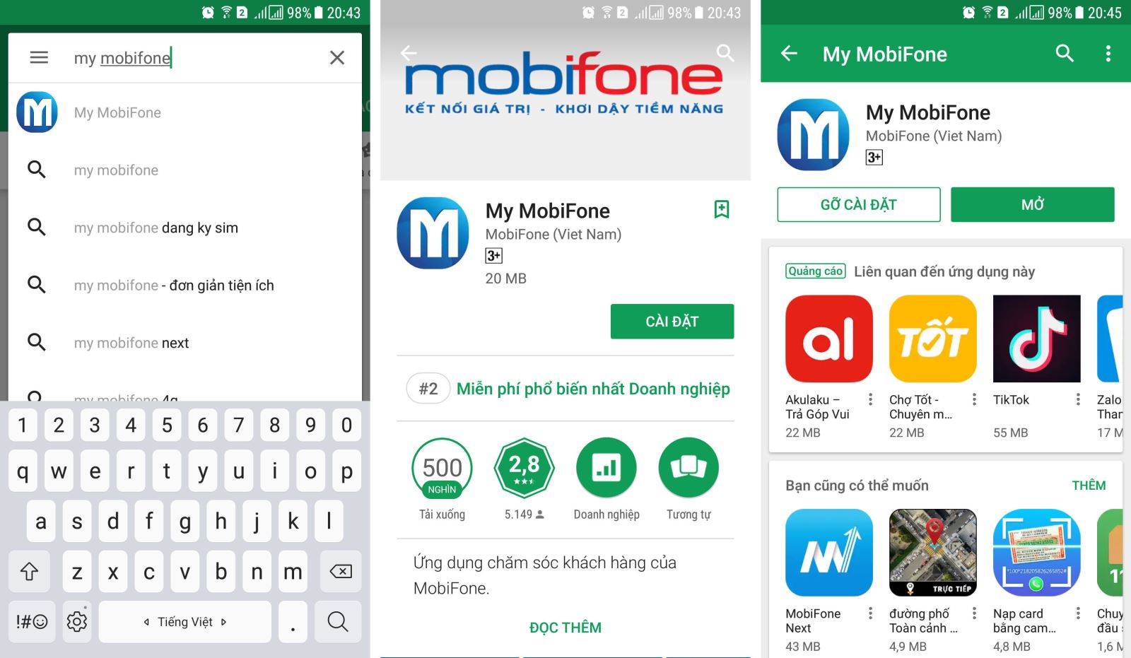 Cách đăng ký sim chính chủ Mobifone trên app My MobiFone